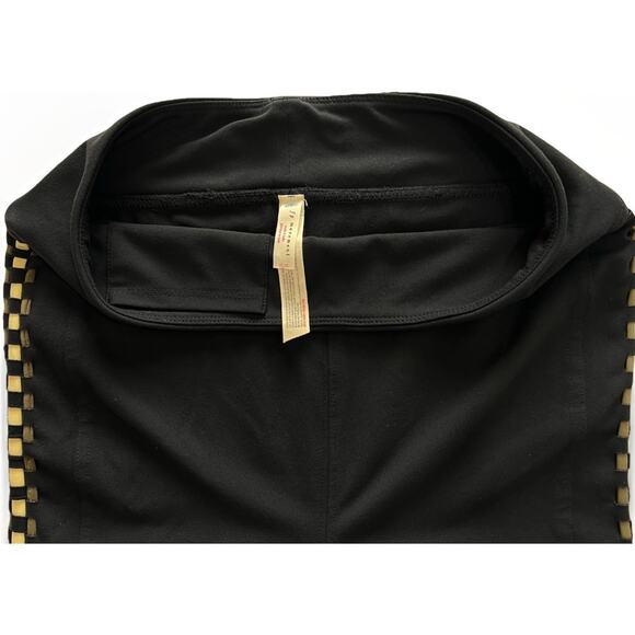 Free People Movement Vision Leggings Women’s Medium Black Bohemian Hippie Yoga - Picture 3 of 9